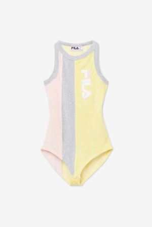 FILA Dahlia Bodysuits Light / Grey / Pink,Womens Clothing | CA.VKEGOL157